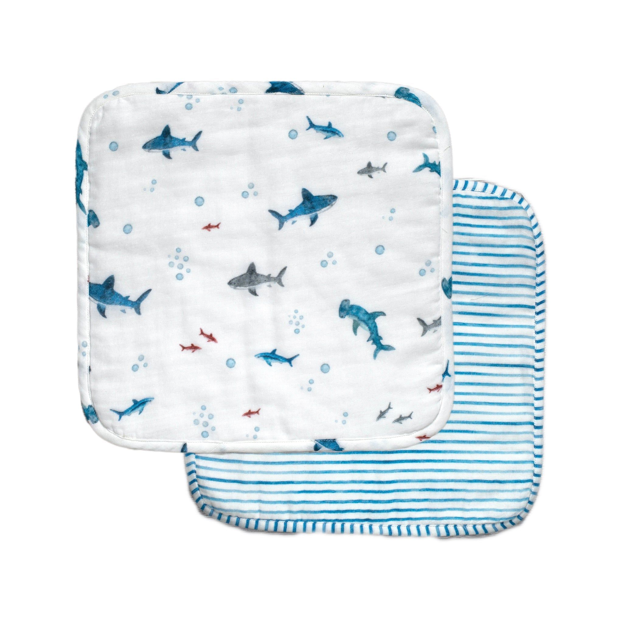 Baby Shark Organic Washcloth Set